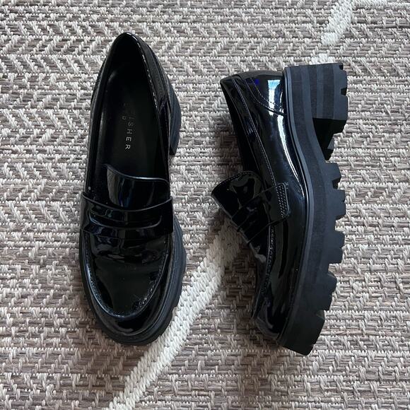 Marc Fisher Latika Lug Sole Womens Loafer sz 7.5M - Picture 1 of 7